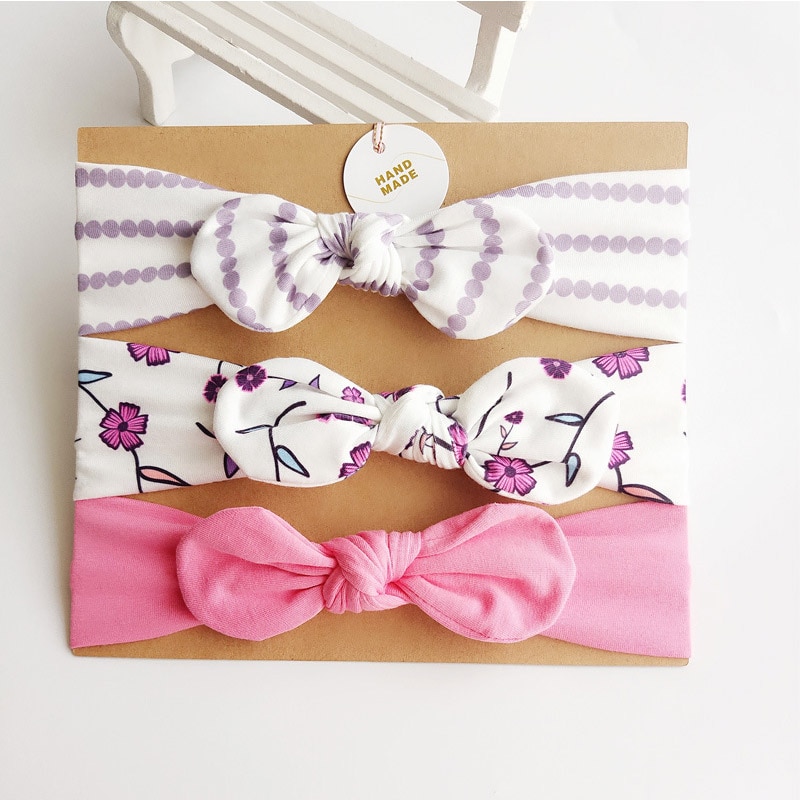 Baby Hair Bows Headband 3PC Set